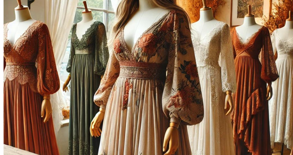 Boho Fall Wedding Dresses